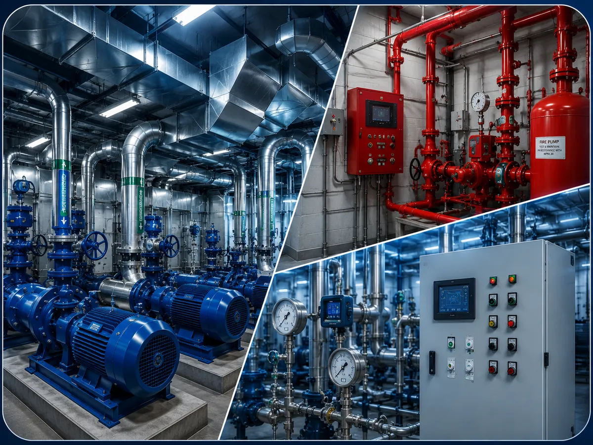 Electromechanical Division HVAC Firefighting and Commercial Kitchen Ecology Solutions