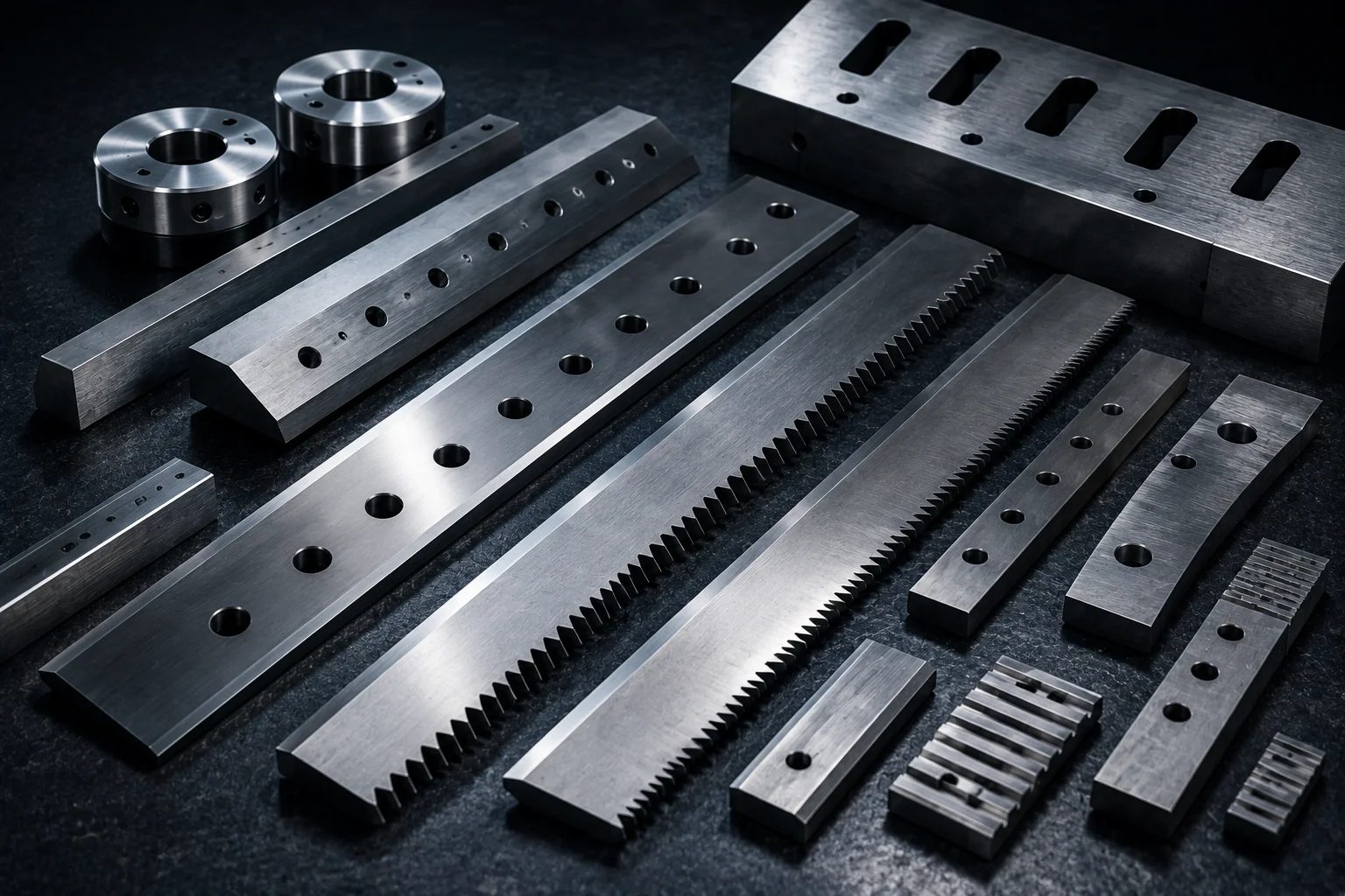 Industrial knives and wear solutions for precision cutting and production performance.