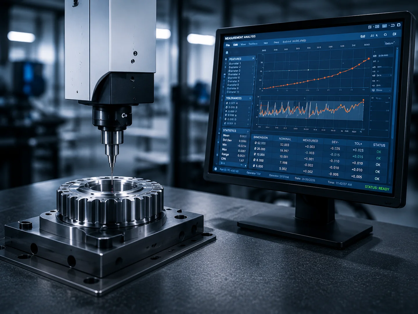 Precision measurement and quality validation technologies for industrial manufacturing applications.