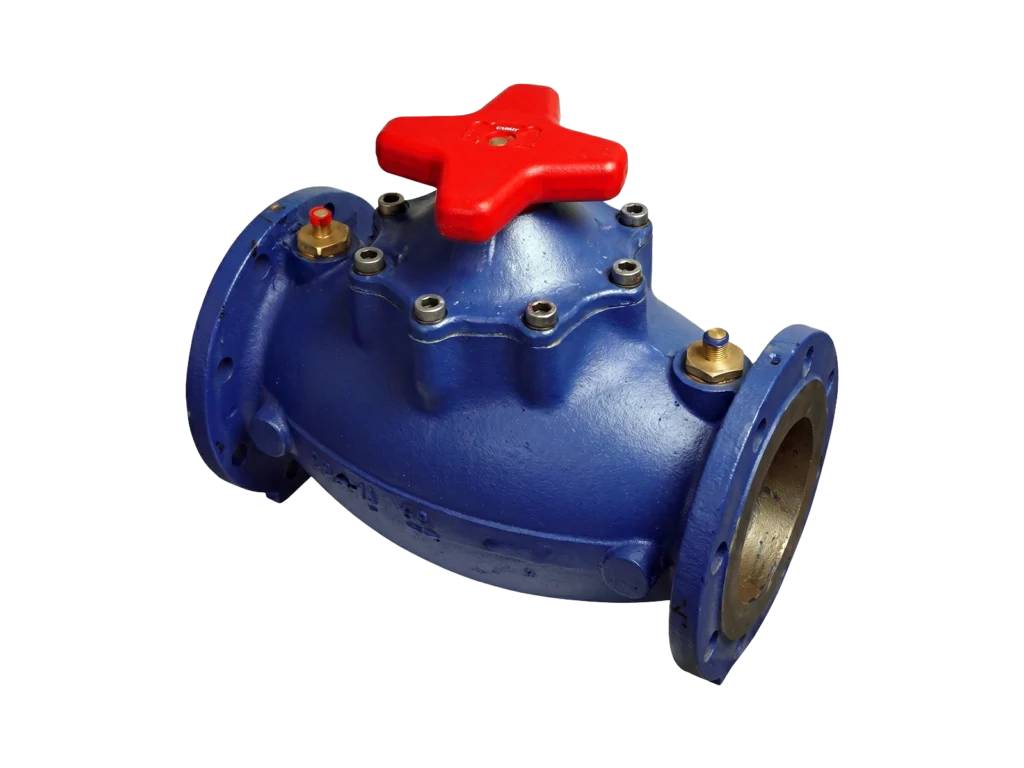 HERZ STRÖMAX-GF 4218 cast iron flanged commissioning valve with straight body