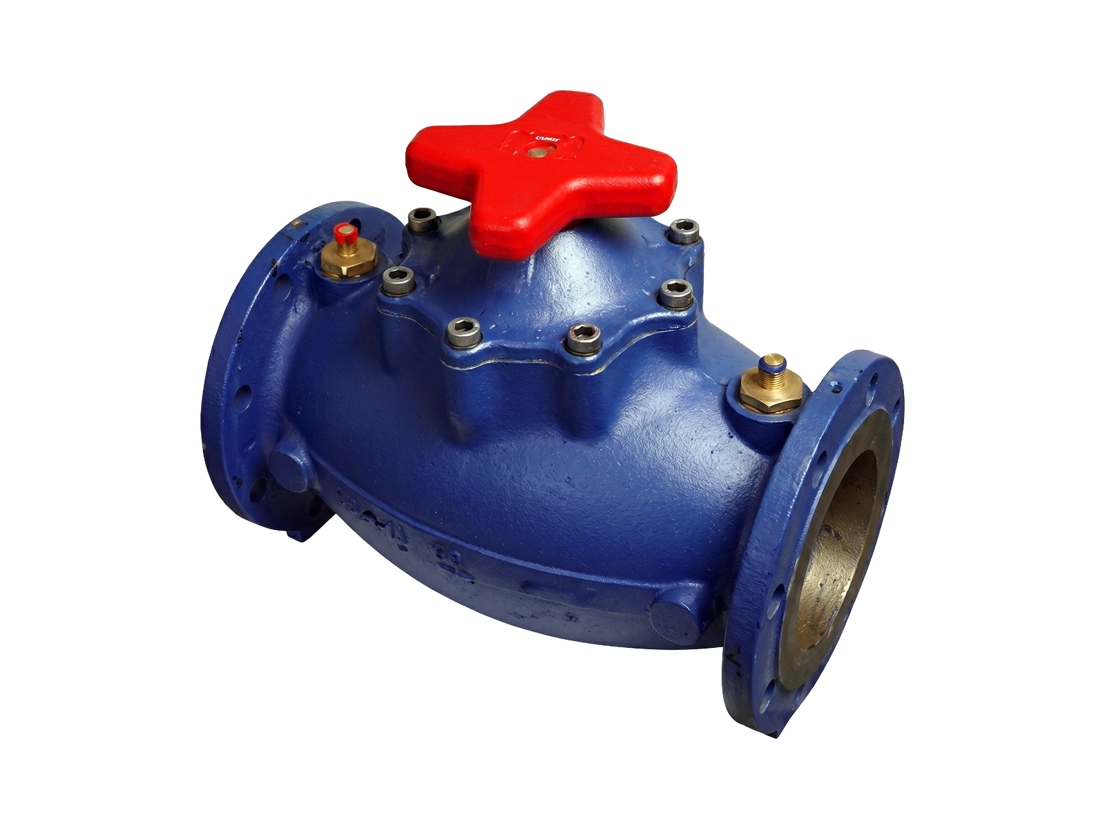 HERZ STRÖMAX-GF 4218 cast iron flanged commissioning valve with straight body