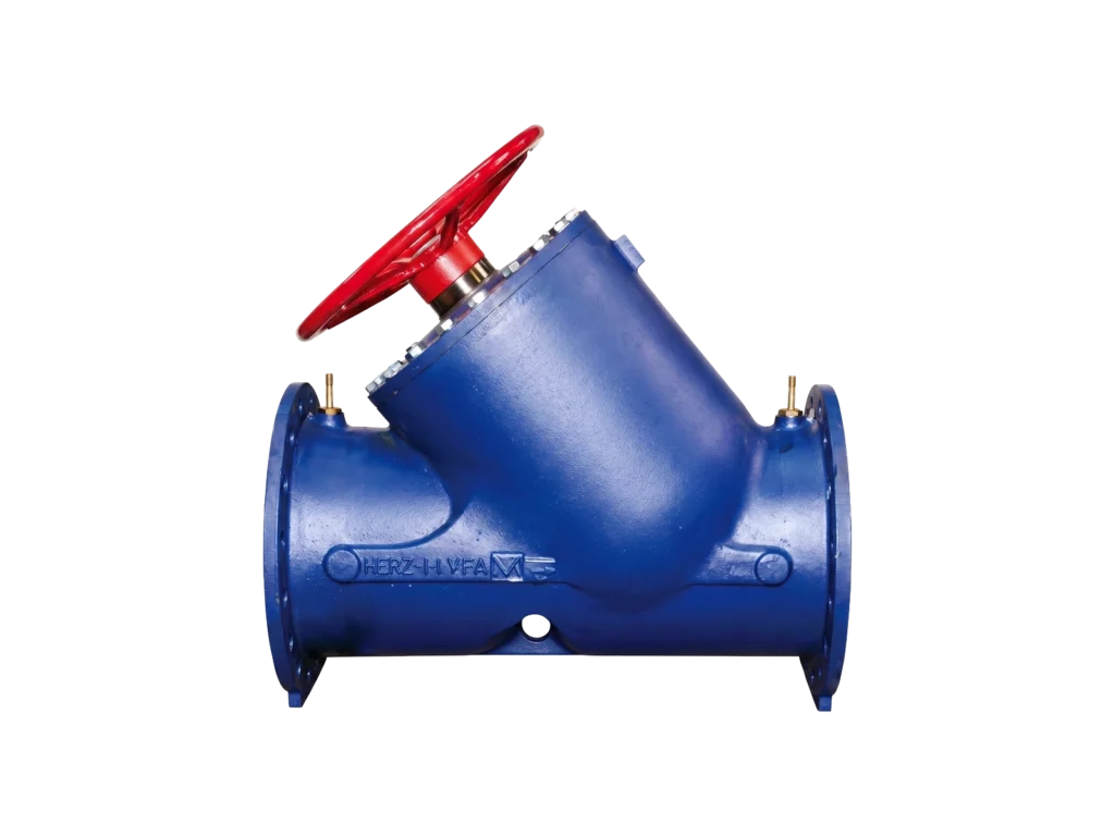 HERZ STRÖMAX-GF 4218GF ductile iron flanged commissioning valve