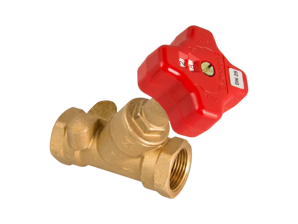 Balancing valves for HVAC flow adjustment and system regulation
