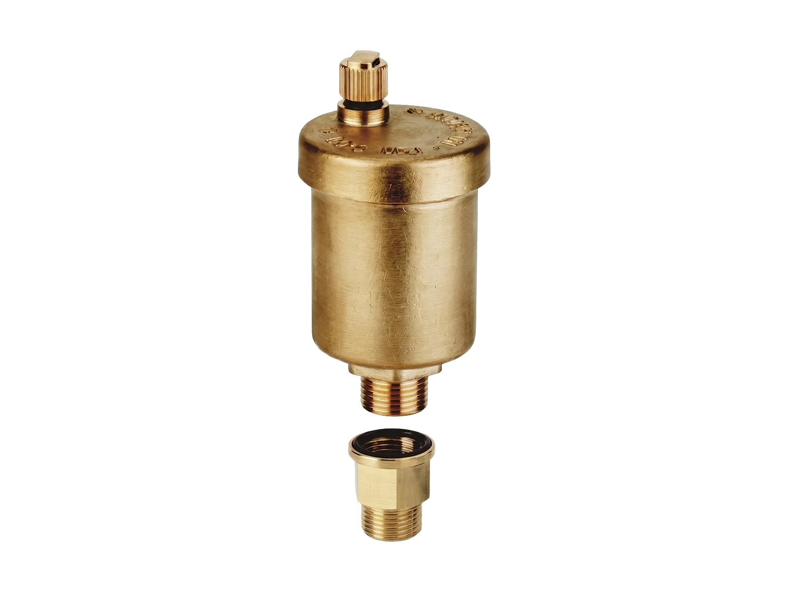 Drain valves and air vents for HVAC systems